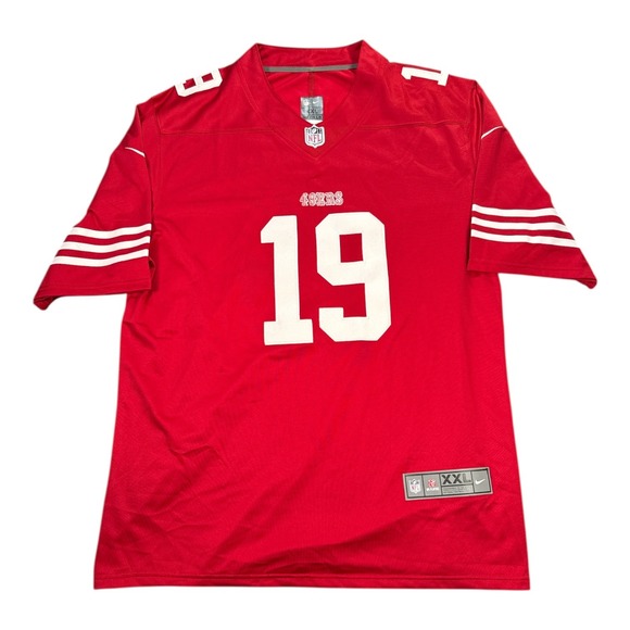 San Francisco 49ers Samuel #19‎ Red Nike NFL Jersey Men's XXL